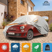 Prelata Auto Premium NextWave®️, Impermeabila, Protectie UV, Praf, Zapada, Inghet, Universala pentru Hatchback, Buzunare