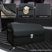 Organizator portbagaj auto Premium NextWave®️, Multifunctional, Pliabil, Rezistent, Manere Laterale, Prindere cu catarame, 2