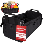 Organizator portbagaj auto pliabil NextWave, compartimentare personalizabila, 53x34cm