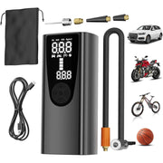 Compresor portabil electric NextWave® – pompa de aer reincarcabila 6000 mAh, presiune 0, 1-10, 3 bar (150 PSI), display