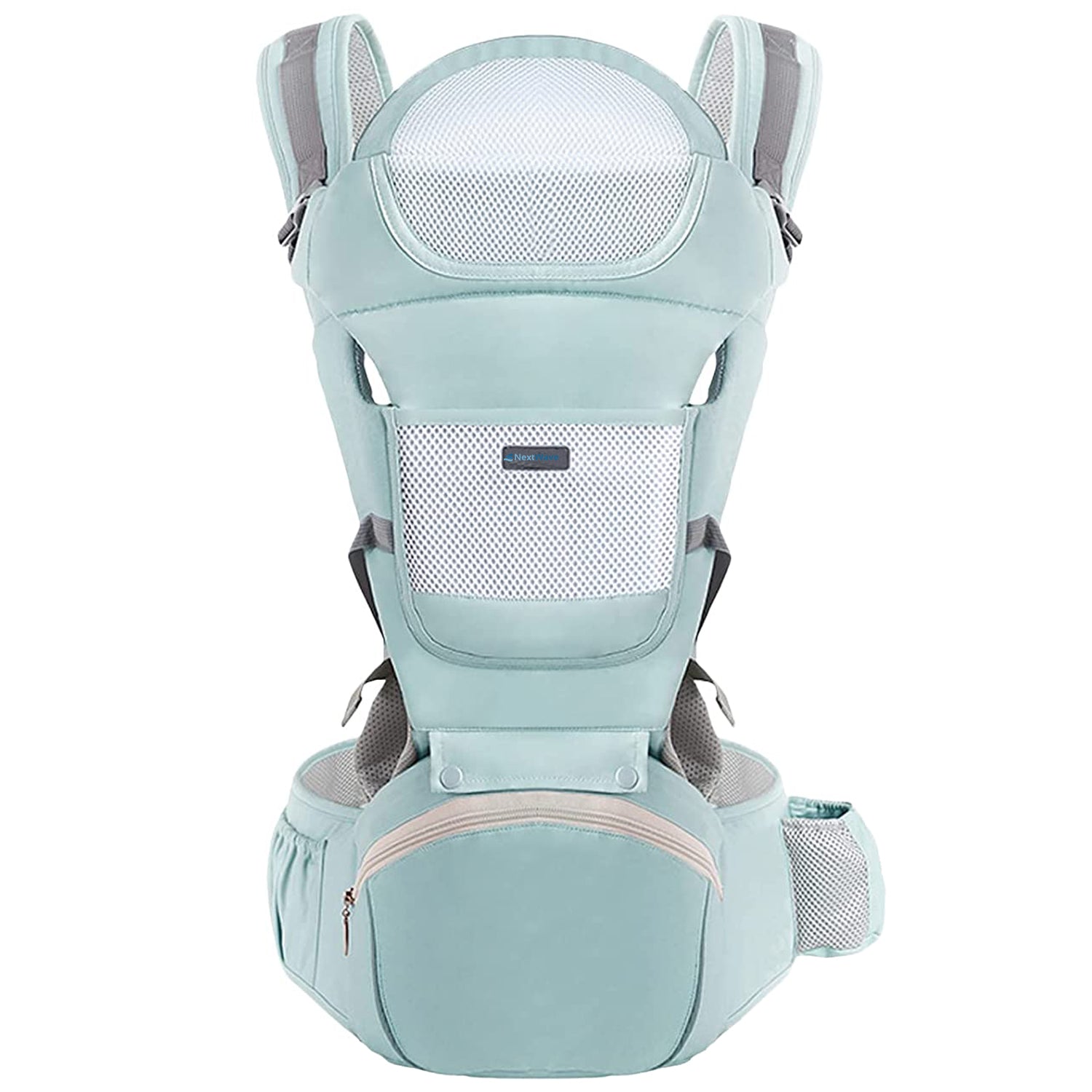 Marsupiu Ergonomic pentru bebe, Multifunctional 2 in 1 ajustabil si detasabil, support sezut si lombar, 0-36l luni, all