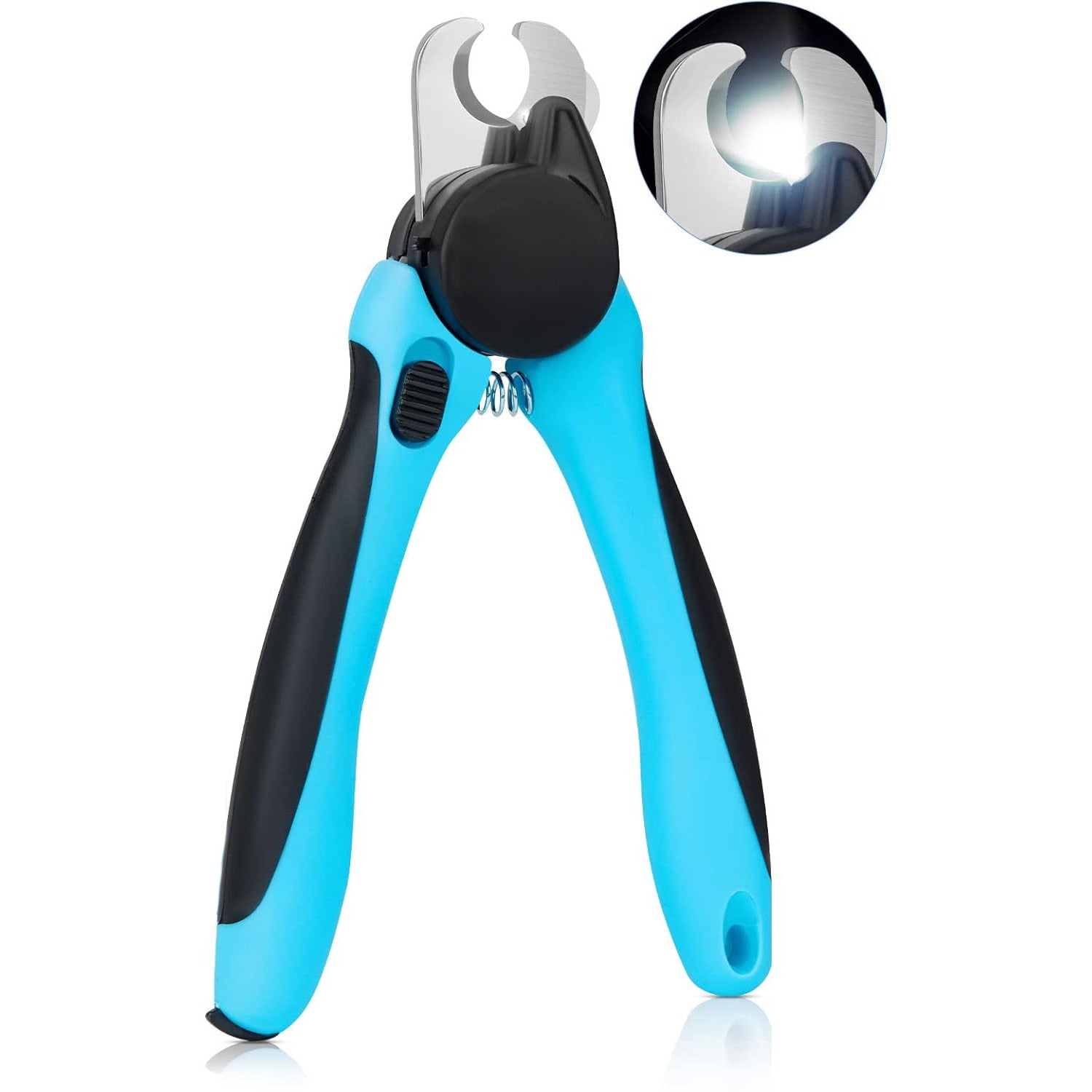 Foarfeca profesionala pentru taierea unghiilor la caini si pisici, Iluminare Led NextWave®, extra ascutit pentru unghii