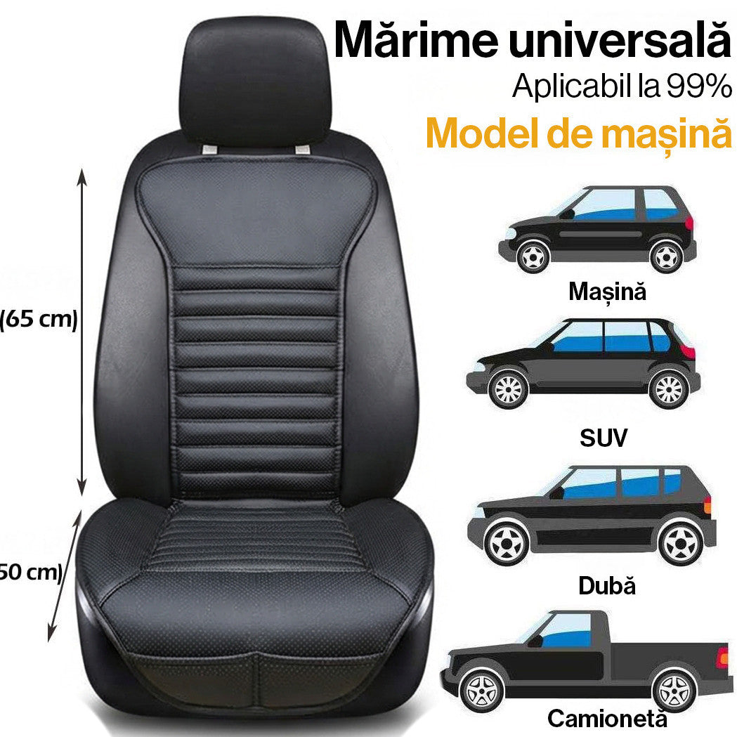 Husa scaun auto universala NextWave®️, ofera protectie scaun fata, universala, masina personala, taxi, ride sharing – imaginea 2