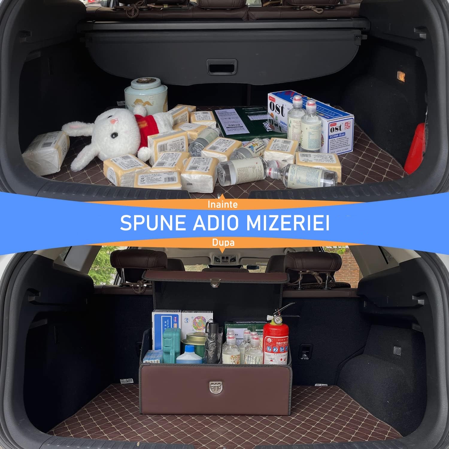 Organizator portbagaj auto Premium NextWave®️, Multifunctional, Pliabil, Rezistent, Manere Laterale, Prindere cu catarame, 2 – imaginea 2
