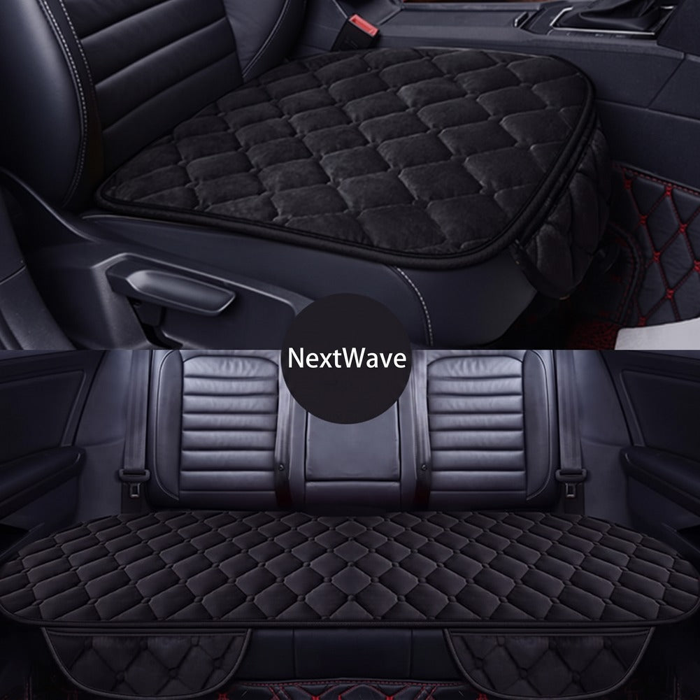 Set 3 huse scaune auto NextWave®️, protectie matlasata impotriva uzurii si murdariei, confort sporit, baza antiderapanta cu – imaginea 2