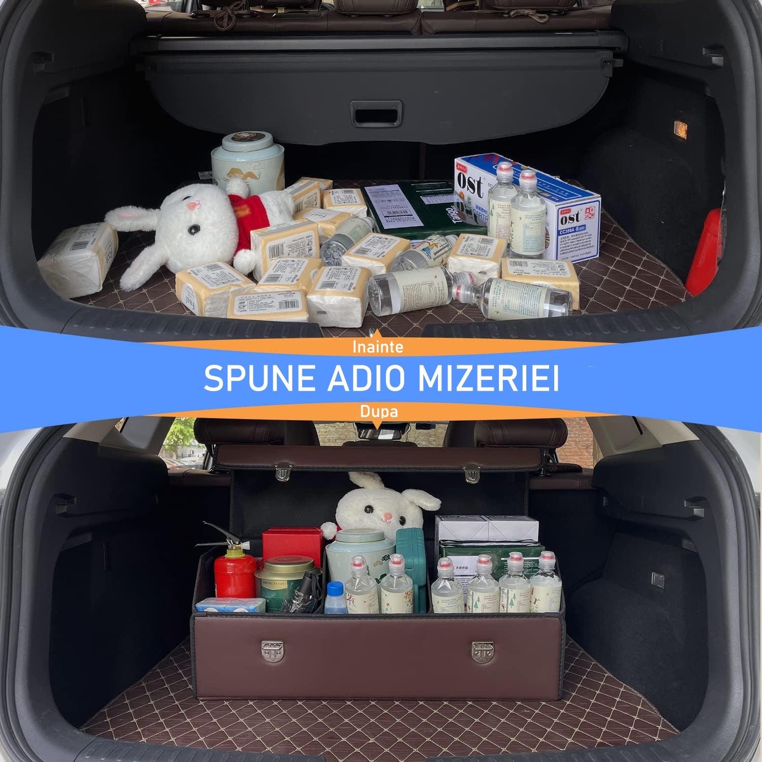 Organizator portbagaj auto Premium NextWave®️, Multifunctional, Pliabil, Rezistent, Manere Laterale, Prindere cu catarame, 3 – imaginea 2