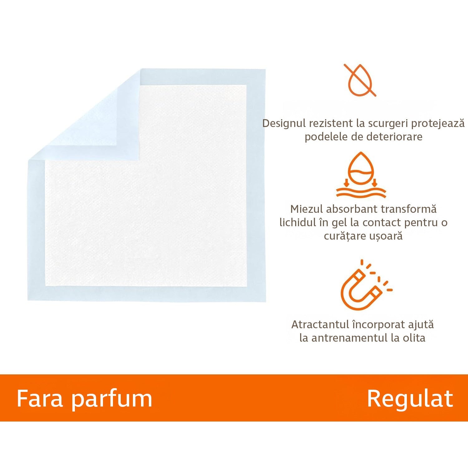 Set de 40 de covorase igienice absorbante NextWave®, pentru caini cu margini sigilate pentru prevenirea scurgerilor de – imaginea 2