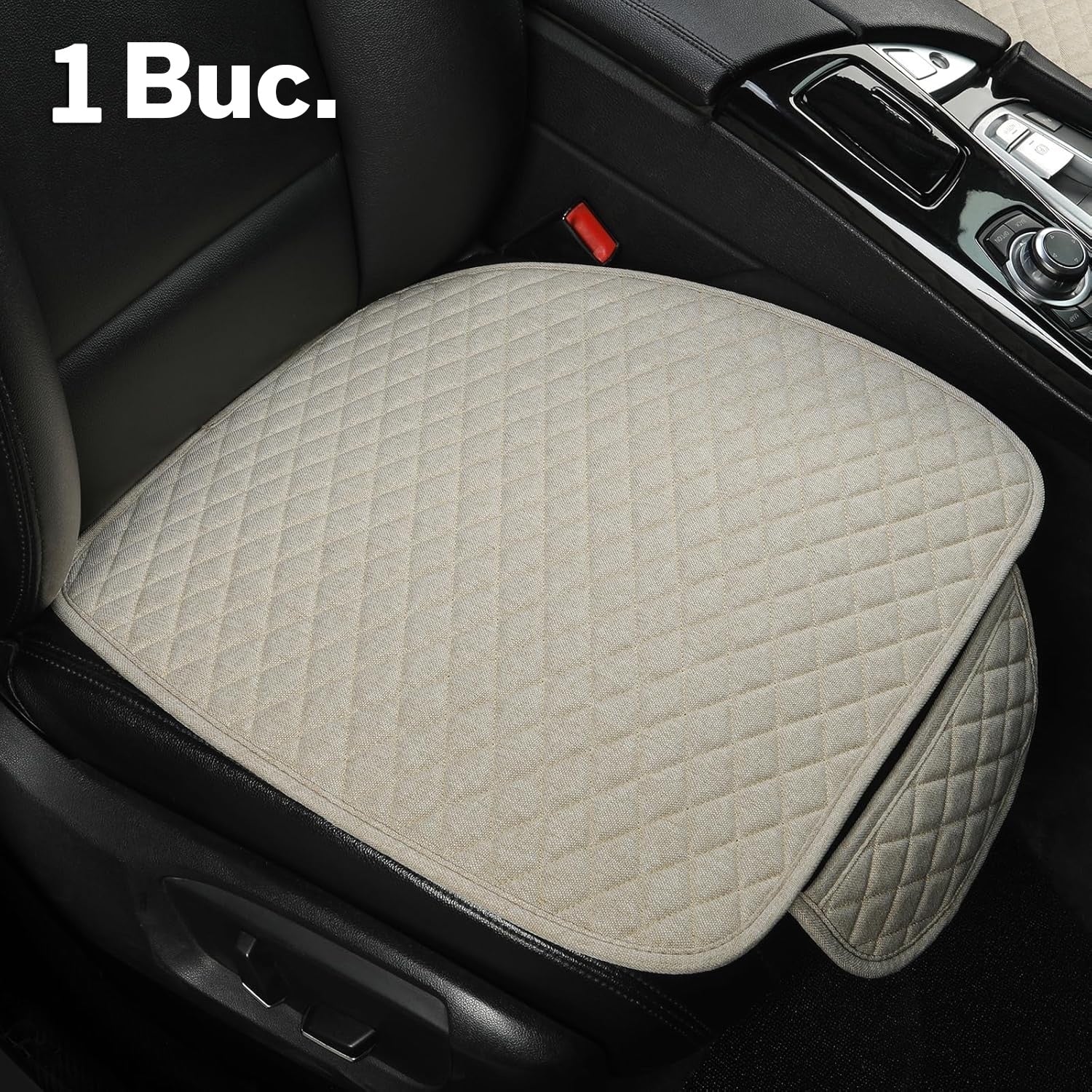 Husa scaun auto universala NextWave®️, ofera protectie pentru sezut scaun fata, design elegant cu buzunar pentru depozitare – imaginea 2