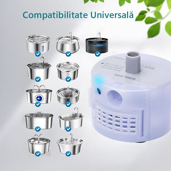 Pompa de apa pentru dispenser apa automat NextWave®, tip fantana pentru caini si pisici, compatibila cu fantanile de inox – imaginea 2