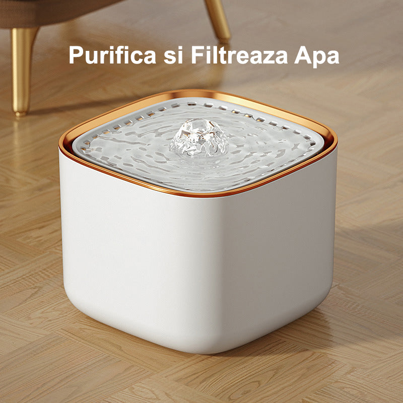 Dispenser apa automat NextWave®, tip fantana pentru pisici si caini, cu purificare si filtrare prin carbune activ, 3L – imaginea 2