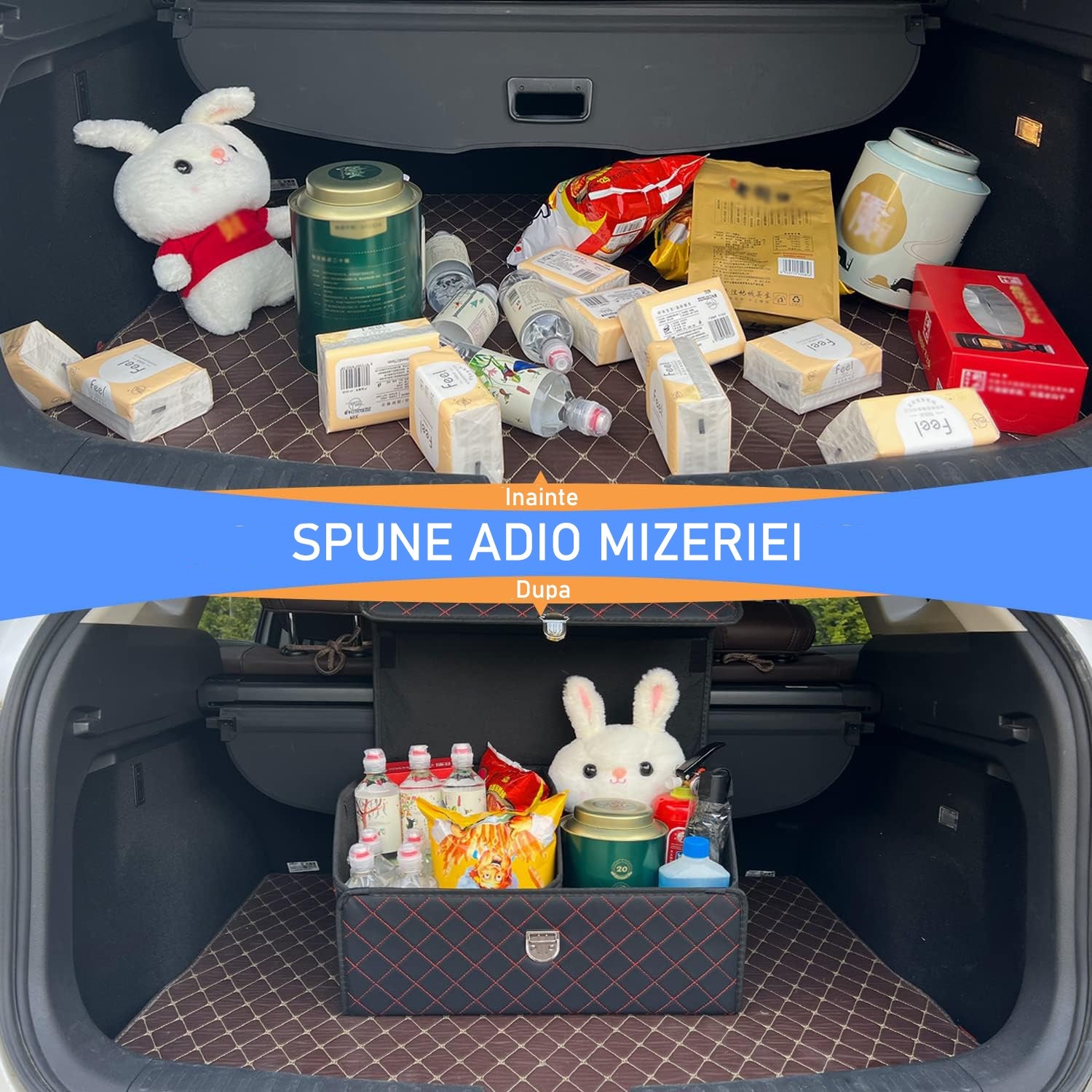 Organizator portbagaj auto Premium NextWave®️, Multifunctional, Pliabil, Rezistent, Manere Laterale, Prindere cu catarame, 2 – imaginea 2