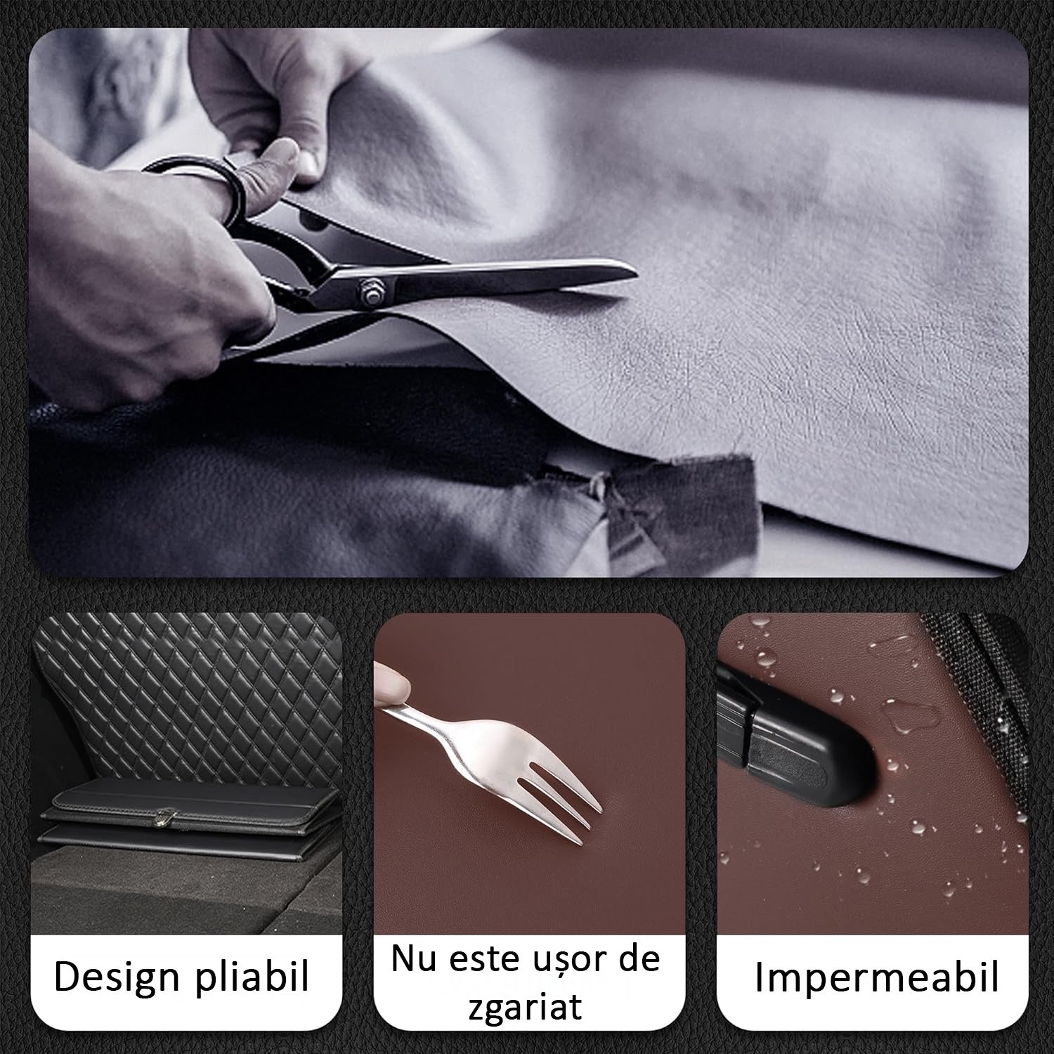 Organizator portbagaj auto Premium NextWave®️, Multifunctional, Pliabil, Rezistent, Manere Laterale, Prindere cu catarame, 1 – imaginea 2