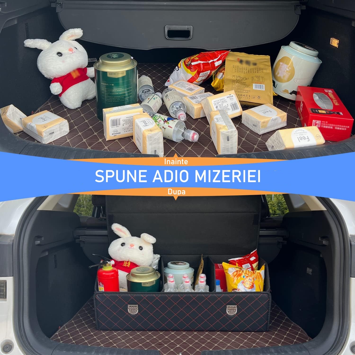 Organizator portbagaj auto Premium NextWave®️, Multifunctional, Pliabil, Rezistent, Manere Laterale, Prindere cu catarame, 3 – imaginea 2