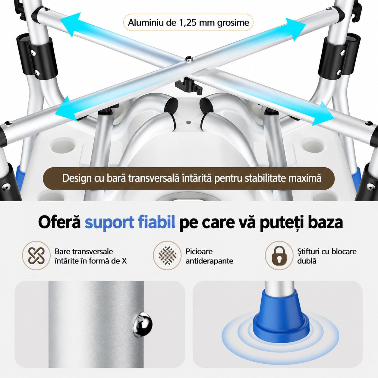 Scaun de dus NextWave®, reglabil pe inaltime, cu spatar, cotiere si sezut moale captusit cu EVA, scaun de baie pentru – imaginea 3