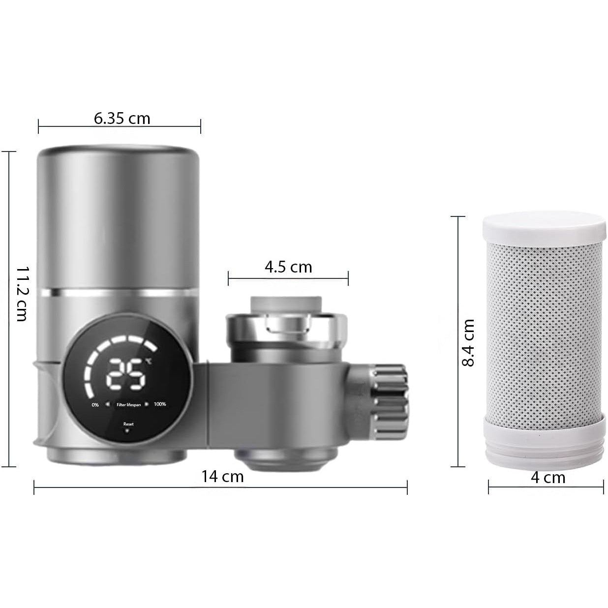 Set 2 cartuse de schimb NextWave® pentru filtru de apa de robinet, 8 etape de filtrare, carbon activ, capacitate 3000 – imaginea 3