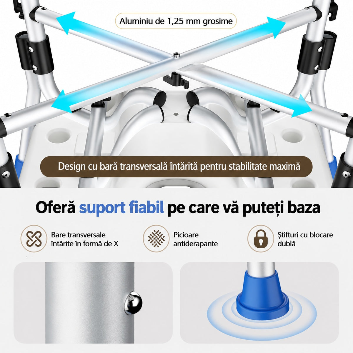 Scaun de dus NextWave®, reglabil pe inaltime, cu spatar, cotiere si sezut moale captusit cu EVA, scaun de baie pentru – imaginea 3