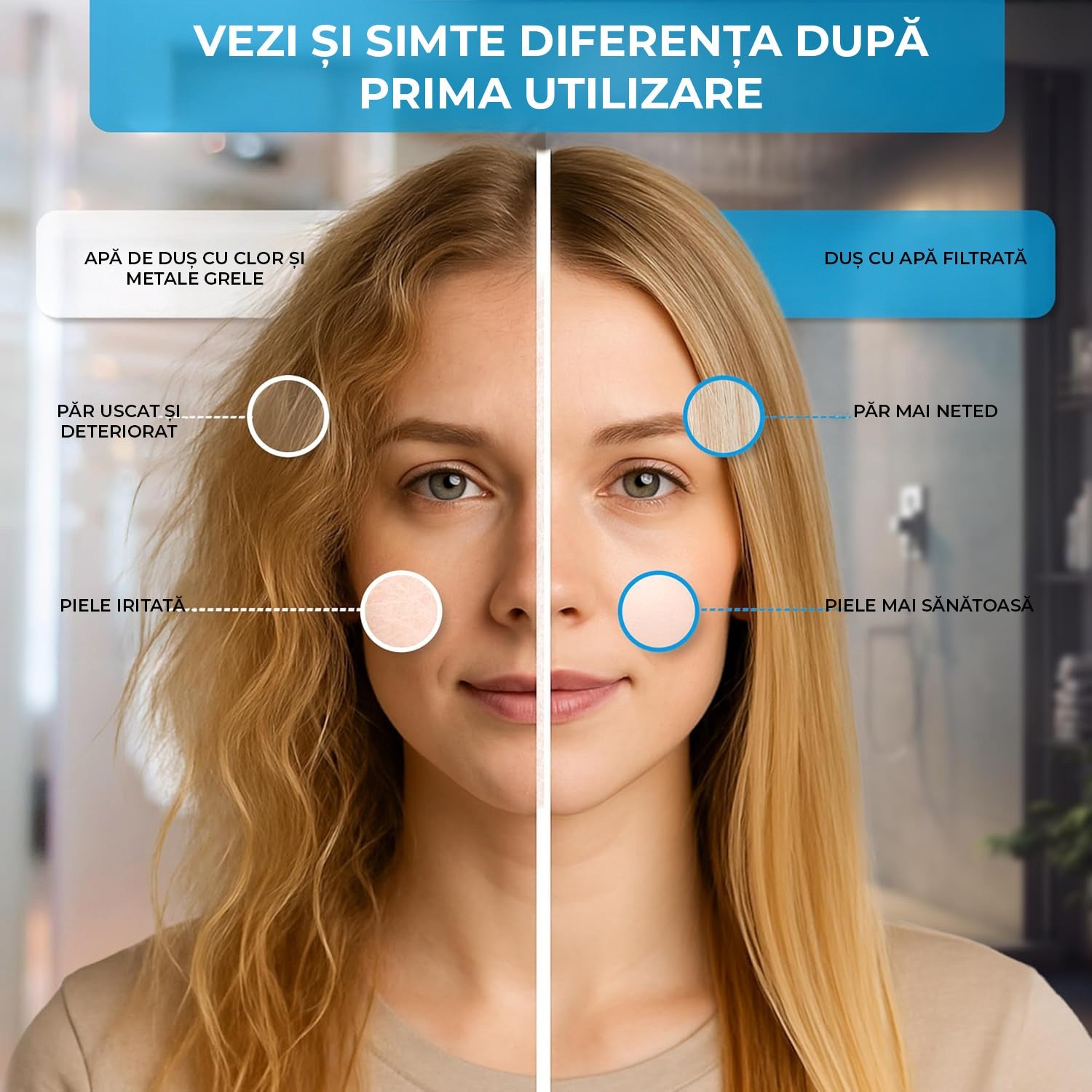 Filtru de apa premium NextWave® pentru para de dus cu 23 stagii de filtrare, usor de instalat, infuzie de minerale si – imaginea 4