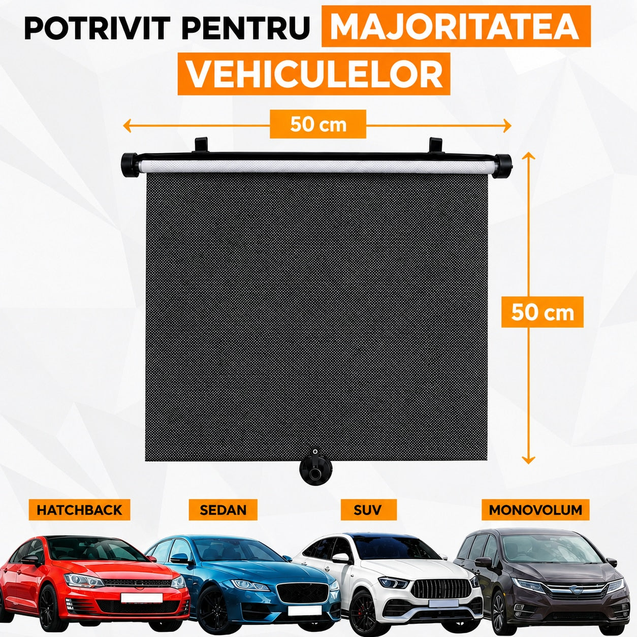 Set 2 parasolare auto retractabile NextWave®, pentru geamuri laterale, protectie impotriva razelor solare, reducerea – imaginea 4
