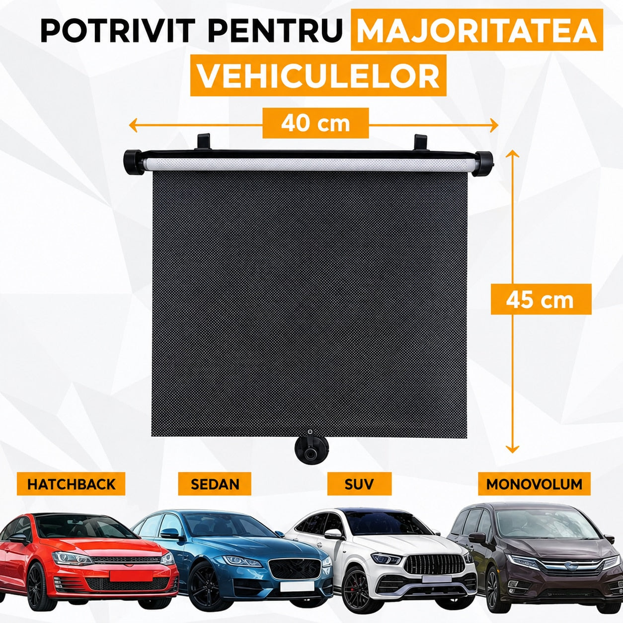 Set 2 parasolare auto retractabile NextWave®, pentru geamuri laterale, blocheaza razele solare, reduc caldura si sporesc – imaginea 4