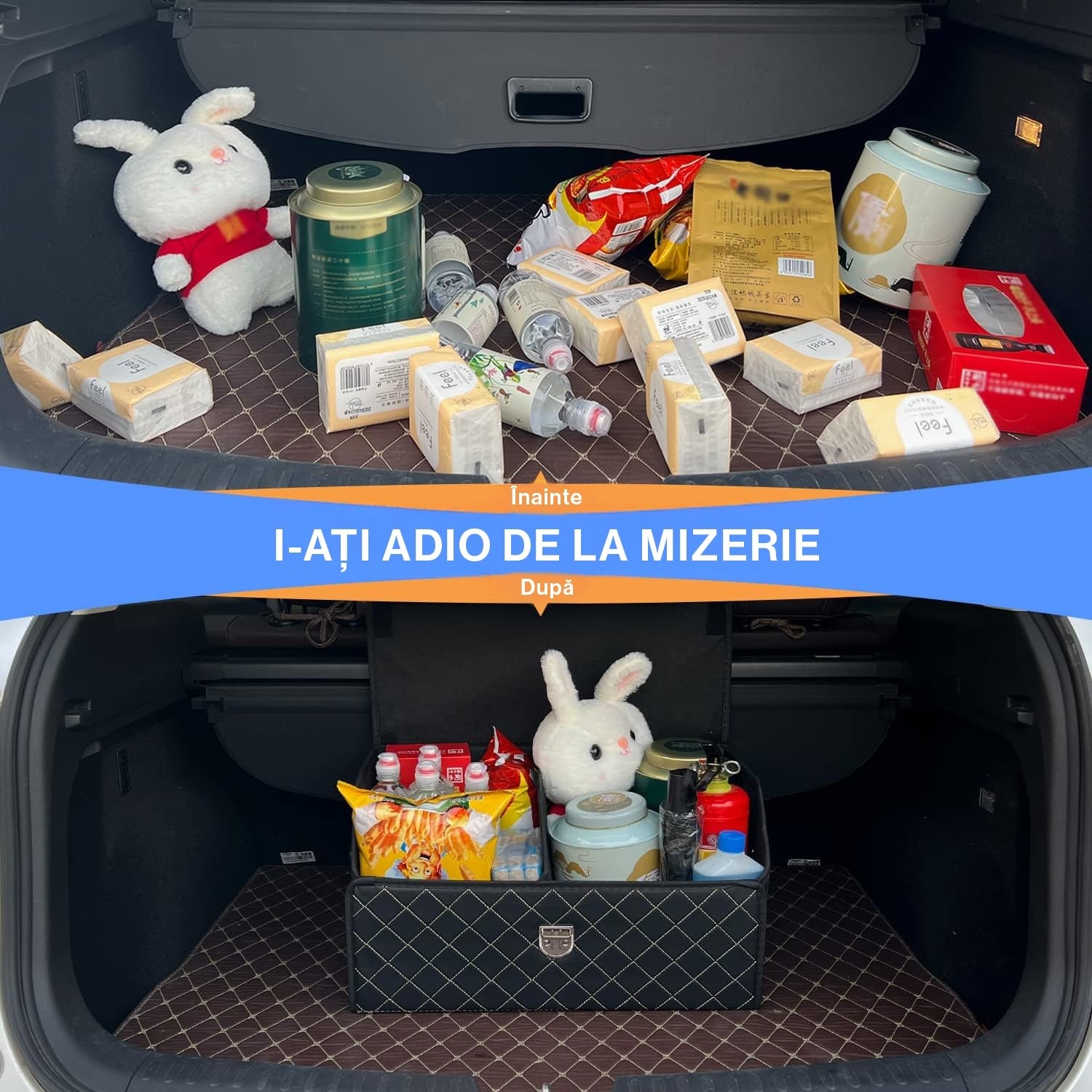 Organizator portbagaj auto Premium NextWave®️, Multifunctional, Pliabil, Rezistent, Manere Laterale, Prindere cu catarame, 2 – imaginea 4