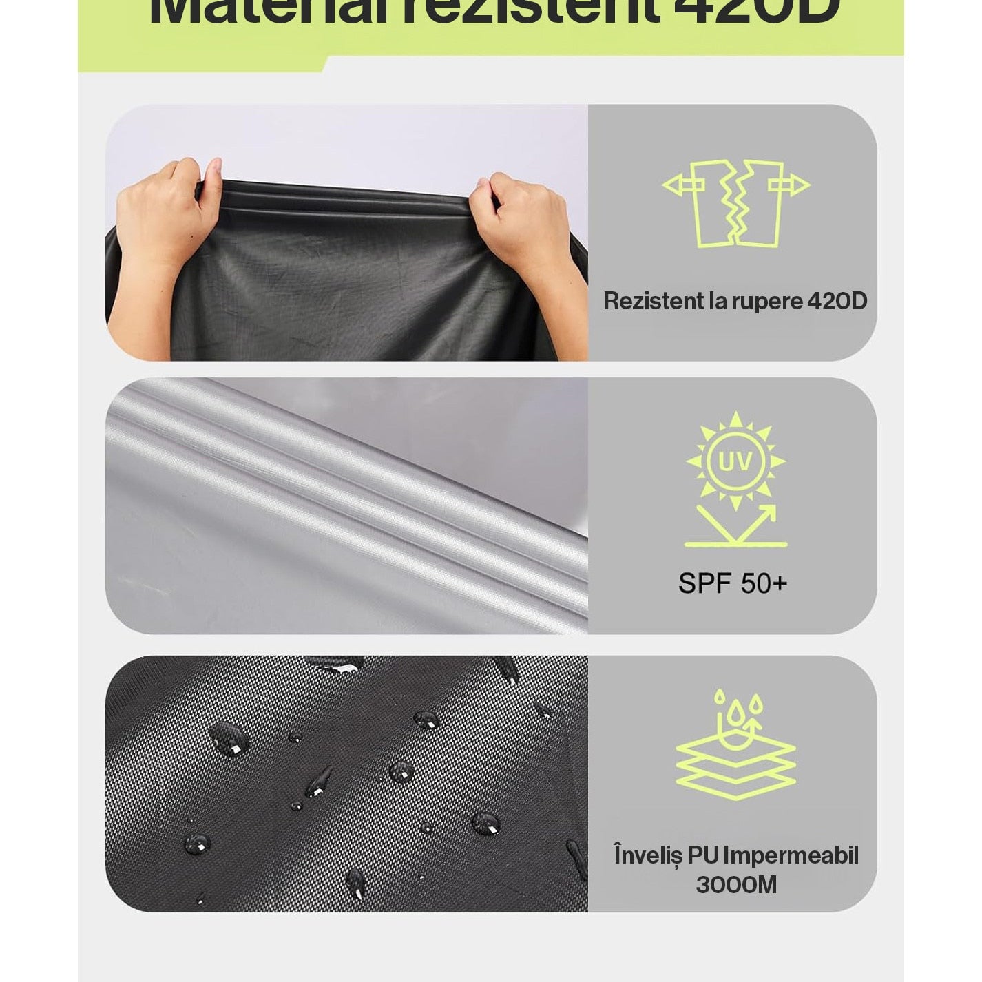 Husa motocicleta NextWave® XXL 245×104×125 cm – impermeabila, rezistenta la vant si praf, protectie UV, cu benzi – imaginea 4