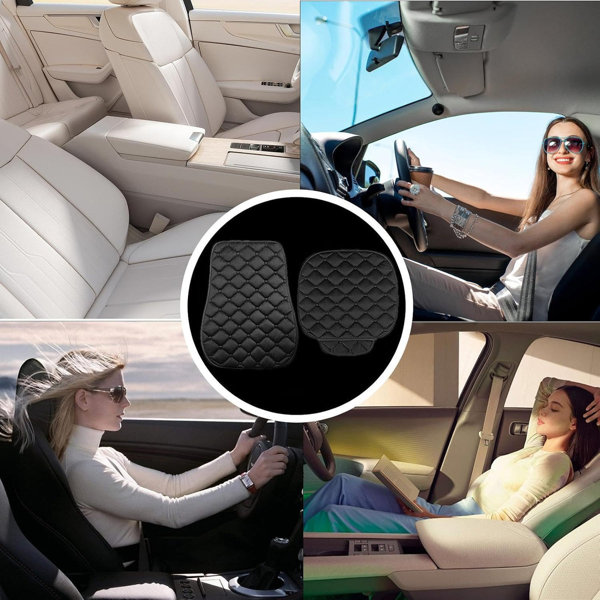 Husă scaun auto față NextWave®️, universala, masina personala, taxi, ride sharing, potriveste autoturisme si SUV, bază – imaginea 4