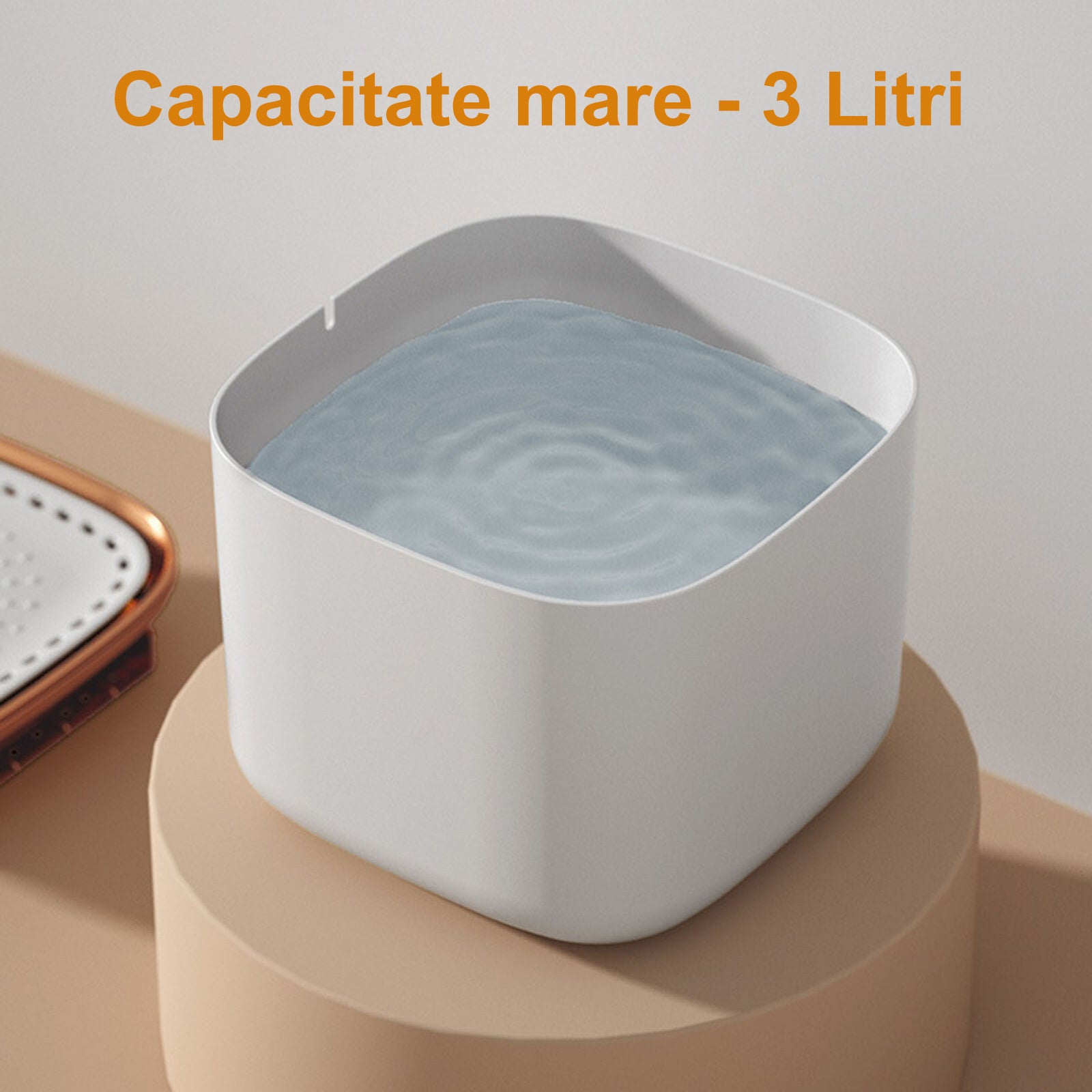 Dispenser apa automat NextWave®, tip fantana pentru pisici si caini, cu purificare si filtrare prin carbune activ, 3L – imaginea 4