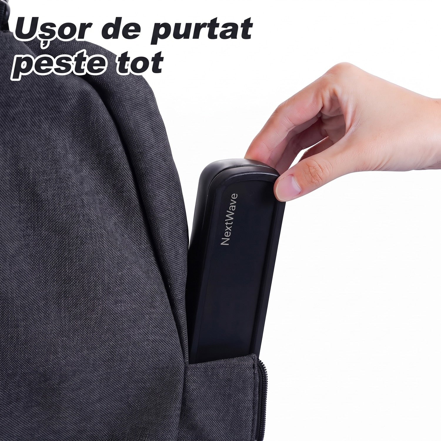 Set tacamuri portabile de calatorie NextWave® cu caseta de transport ranforsata si inchidere cu clema, 4 piese compacte din – imaginea 5