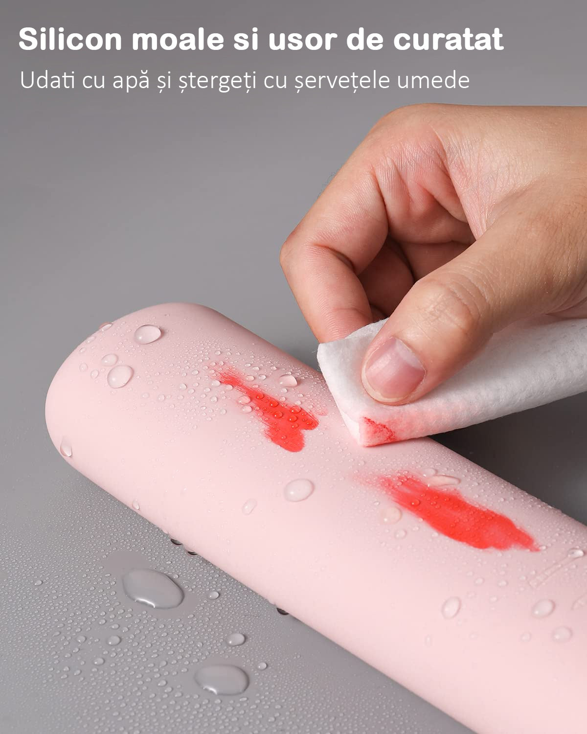 Organizator pensule machiaj pentru calatorii, din silicon anti-cadere, portabil, elegant, usor, inchidere cu magnet – imaginea 5