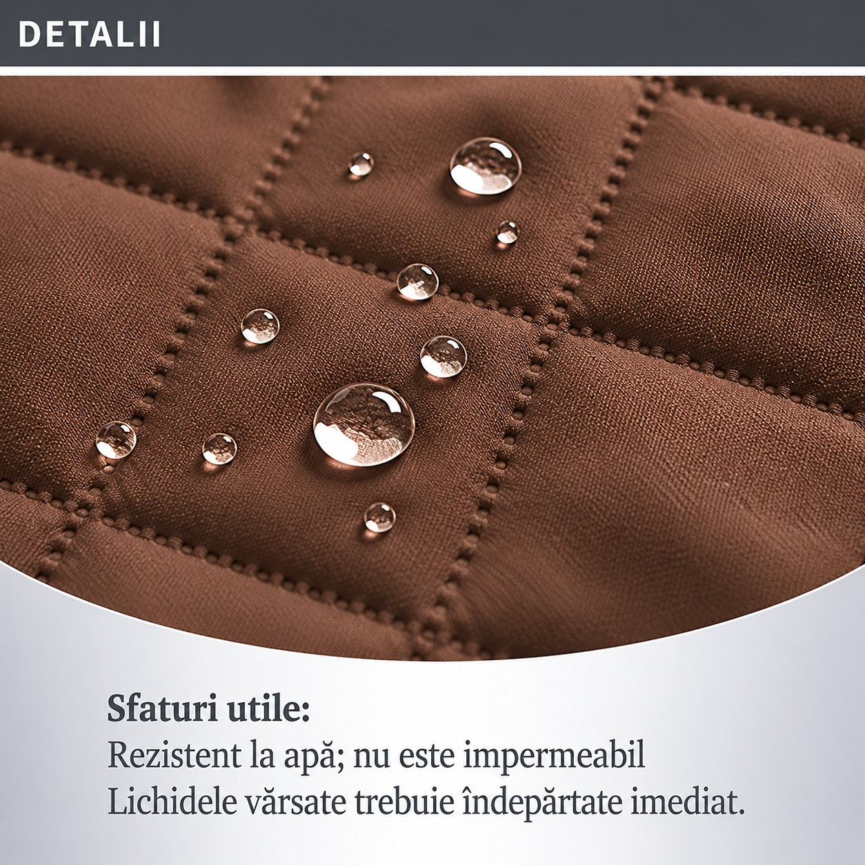 Husa canapea NextWave®, reversibila si matlasata, protectie rezistenta la apa pentru spatar, sezut si cotiere, impotriva – imaginea 5