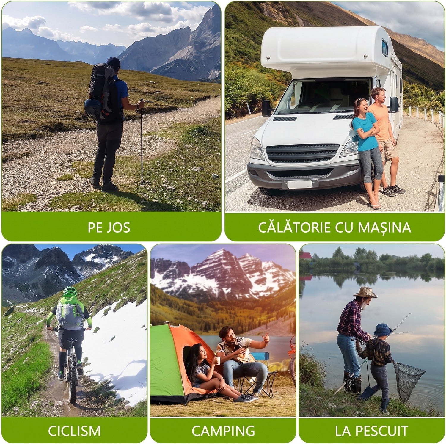 Saltea de camping pliabila NextWave®, termoizolanta cu valoare R 2.1, impermeabila si ultra-usoara, design tip acordeon, din – imaginea 5