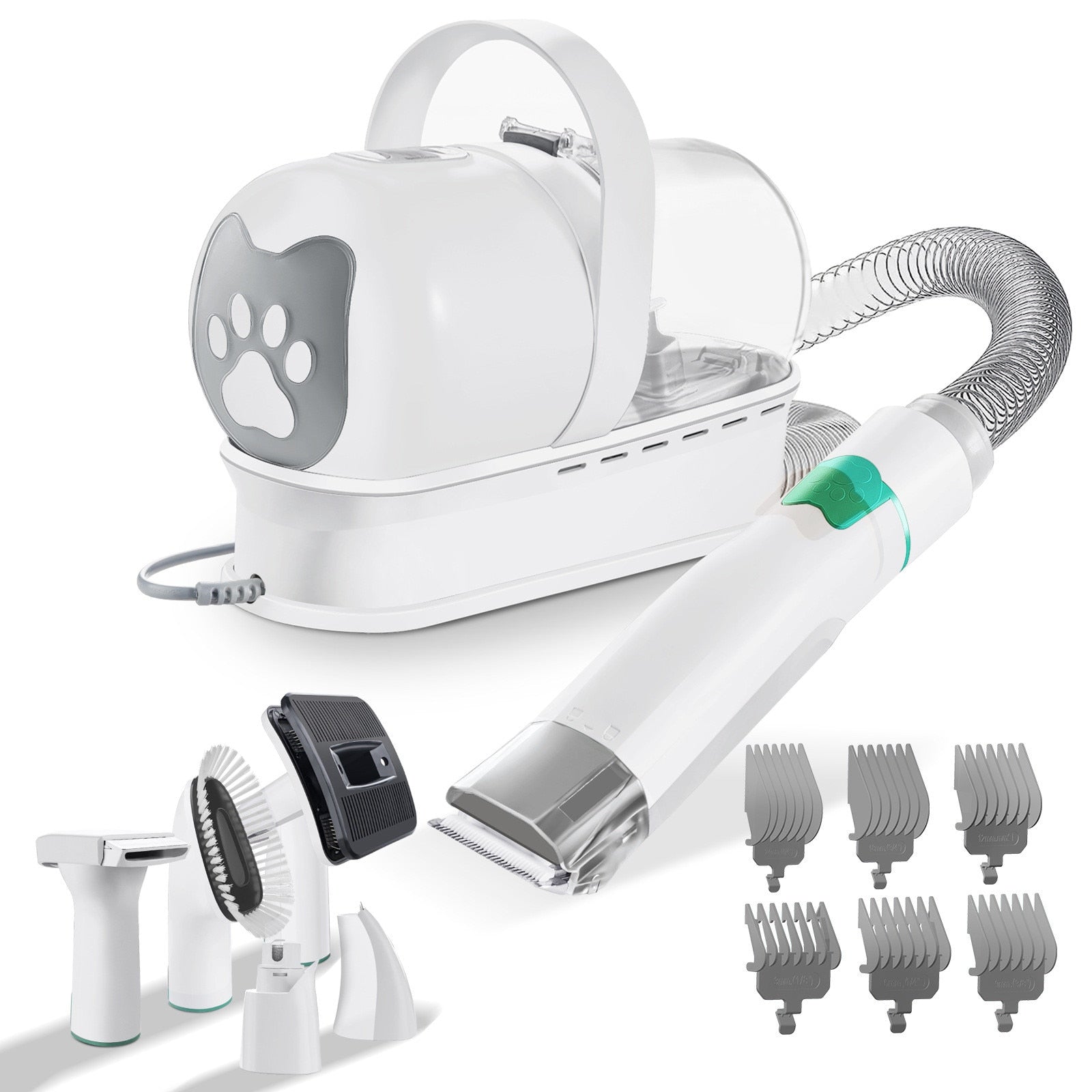 Masina De Tuns Animale, Caini, Pisici NextWave®, Aspirator 7 in 1 pentru toaletarea animalelor de companie si materiale – imaginea 5