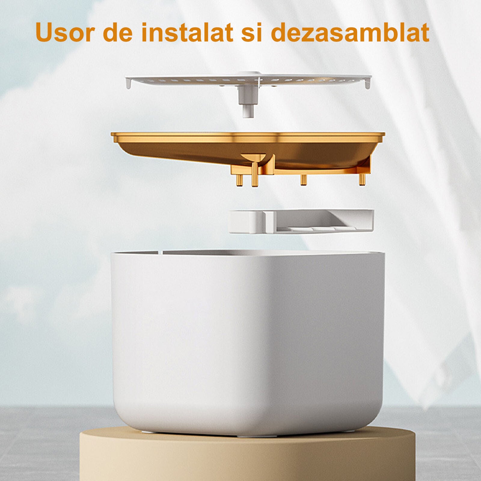 Dispenser apa automat NextWave®, tip fantana pentru pisici si caini, cu purificare si filtrare prin carbune activ, 3L – imaginea 5