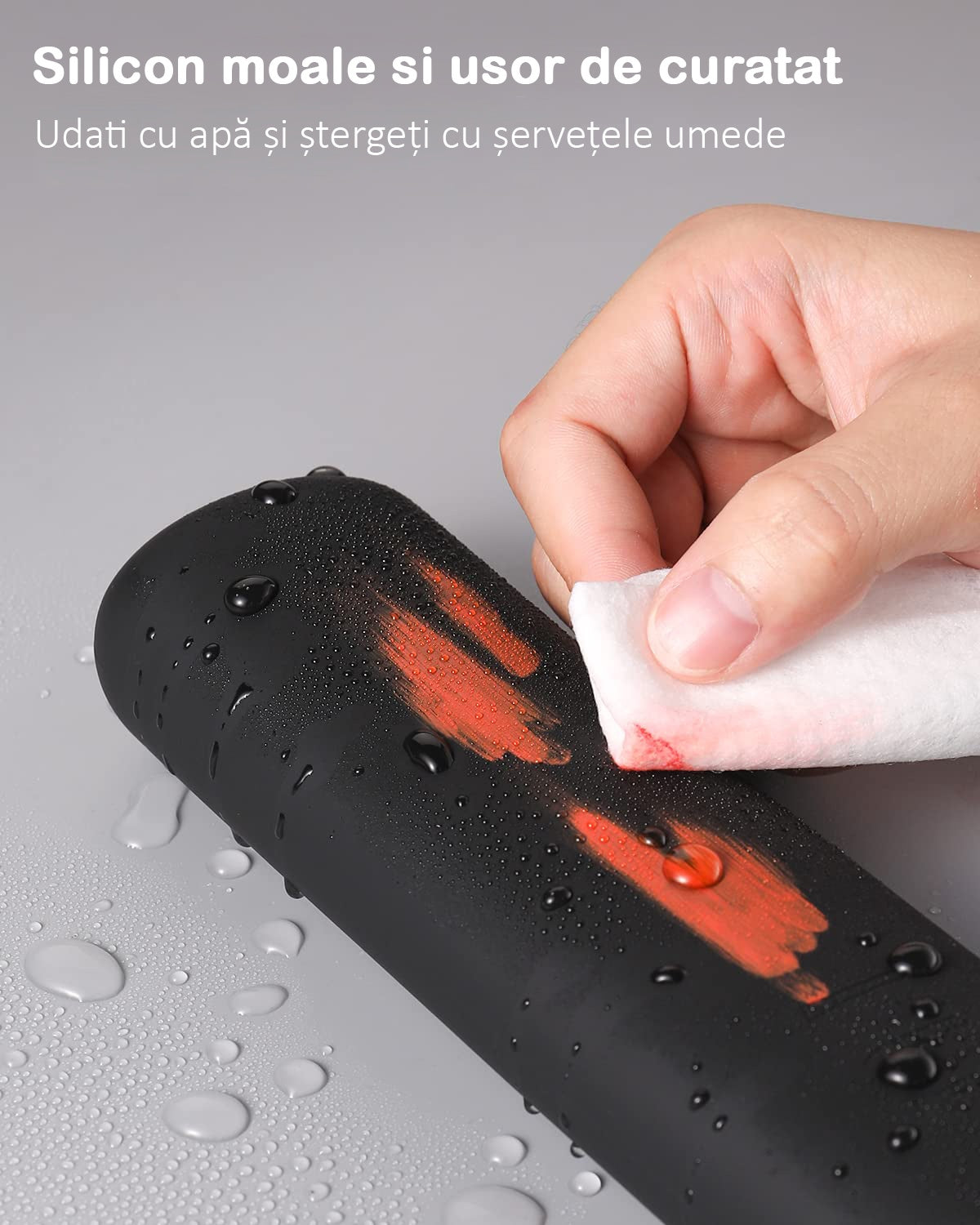 Organizator pensule machiaj pentru calatorii, din silicon anti-cadere, portabil, elegant, usor, inchidere cu magnet – imaginea 5
