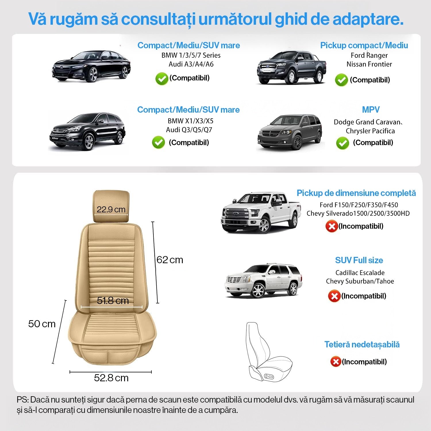 Set de 2 huse NextWave®️ pentru scaune auto, ofera protectie scaunelor din fata, universala, masina personala, taxi, ride – imaginea 6