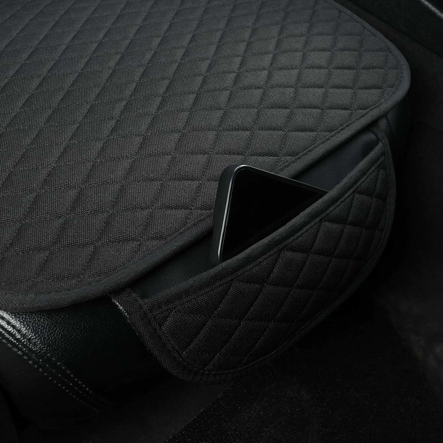 Husa scaun auto universala NextWave®️, ofera protectie pentru sezut scaun fata, design elegant cu buzunar pentru depozitare – imaginea 6