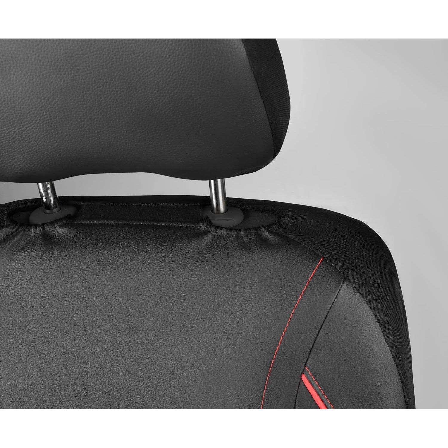 Set huse auto pentru scaune fata NextWave®, 4 piese, piele ecologica impermeabila cu burete moale de 5 mm, compatibile cu – imaginea 6