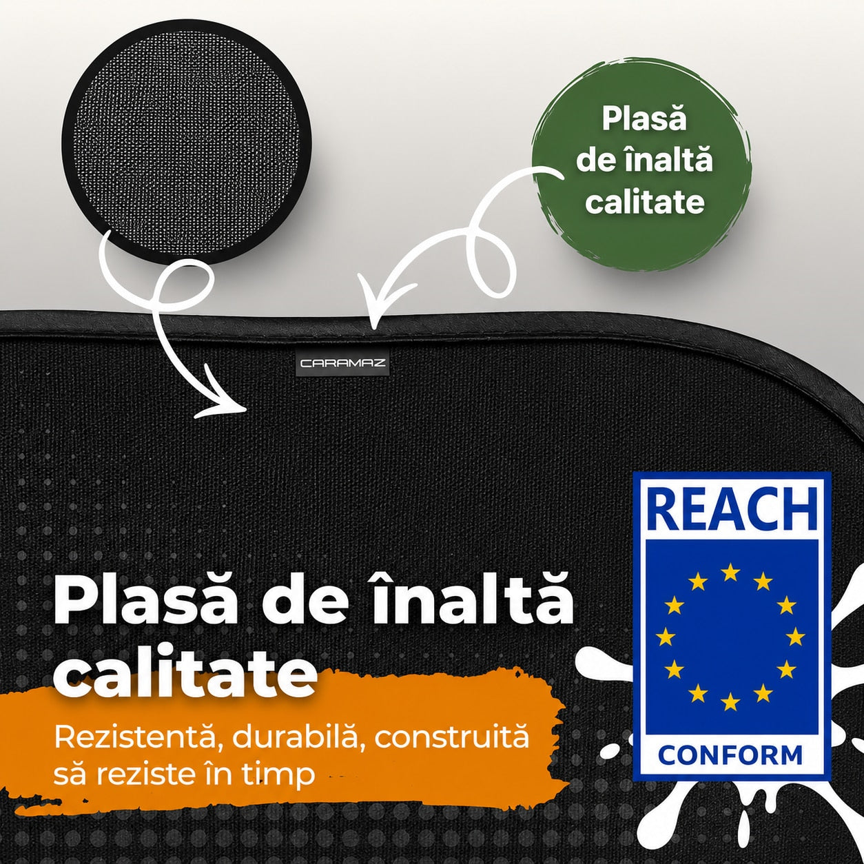 Parasolar auto NextWave® pentru geam lateral, set 2 bucati, protectie UV certificata UPF 50+, blocheaza 98,6% din razele UV – imaginea 6