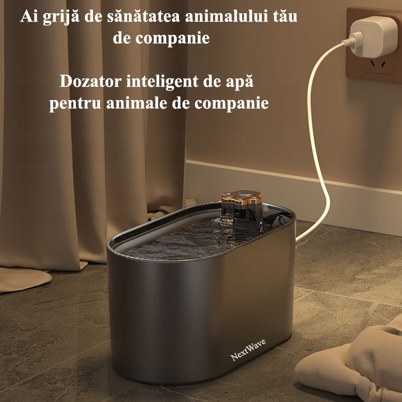 Dispenser apa automat NextWave®, tip fantana pentru pisici si caini, cu purificare si filtrare prin carbune activ, 2 filtre – imaginea 6