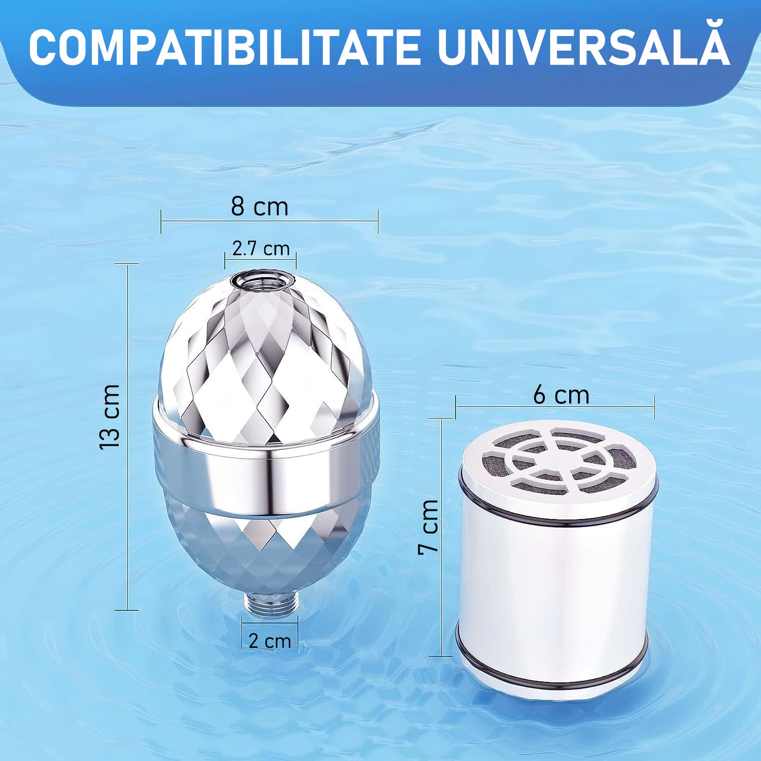 Filtru de apa premium NextWave® pentru para de dus cu 20 stagii de filtrare, usor de instalat, infuzie de minerale si – imaginea 6