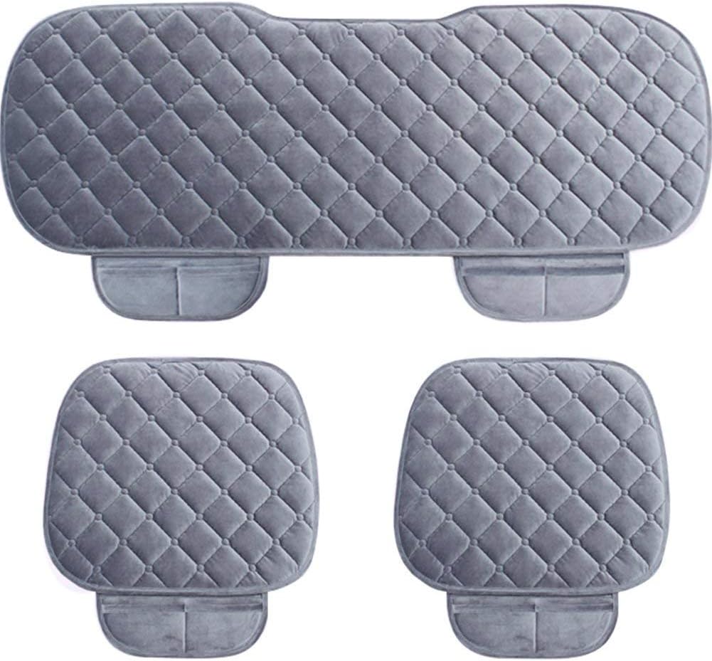 Set huse scaune auto NextWave®️, 3 piese pentru protectie si confort sporit, baza antialunecare si buzunare frontale, din – imaginea 7