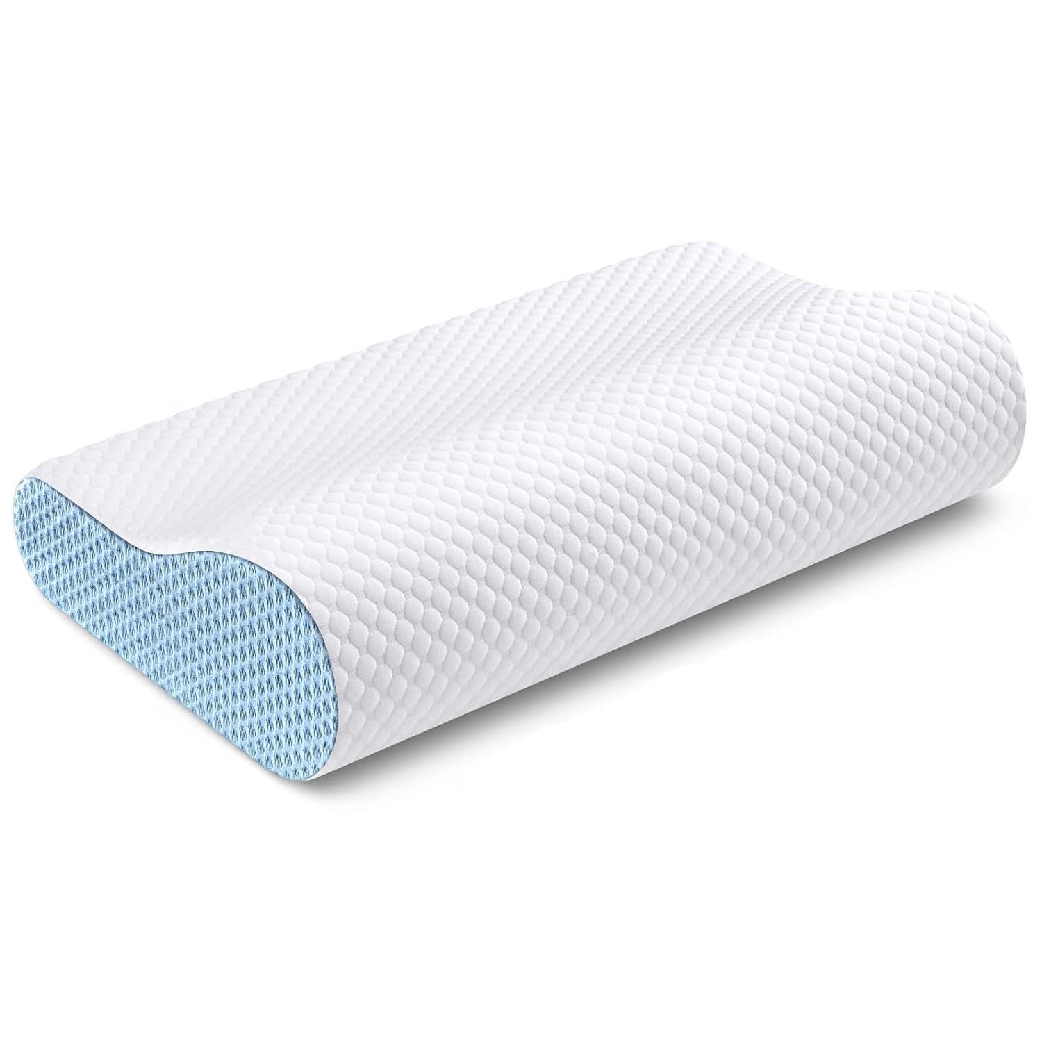 Set 2 perne ortopedice NextWave, spuma cu memorie, husa lavabila, 60x40cm – imaginea 7