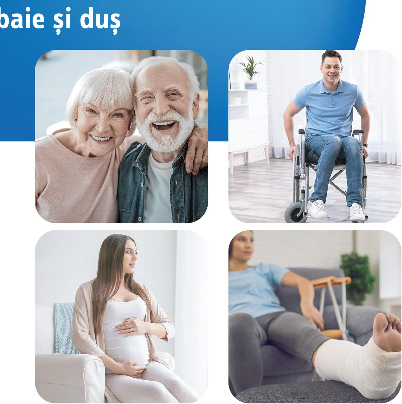 Scaun de dus si cada NextWave® cu spatar si brate captusite, inaltime reglabila 41–53 cm, suport greutate 160 kg, cadru din – imaginea 7