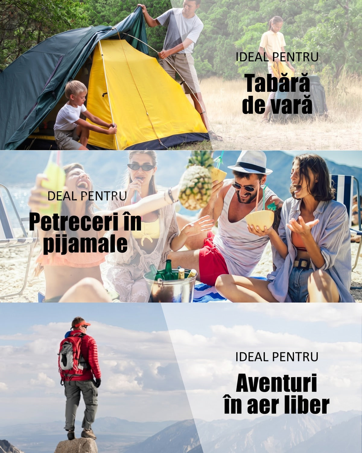 Sac de dormit NextWave®️, 3 sezoane, impermeabil și respirabil, glugă cu șnur, fermoar la picioare pentru aerisire, mod – imaginea 7