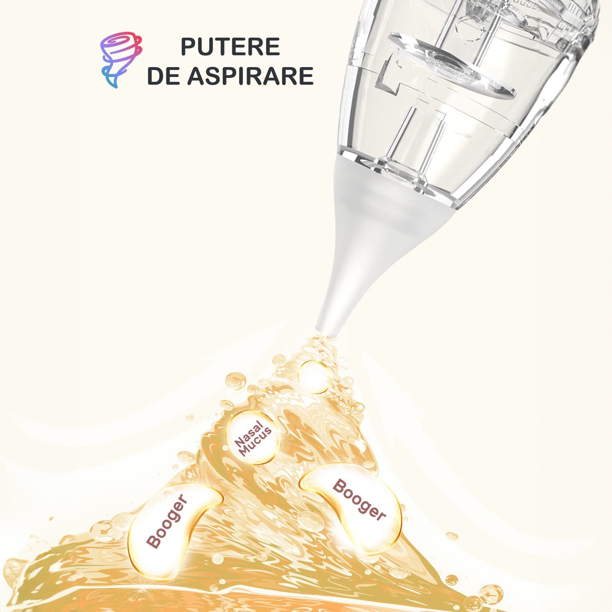 Aspirator nazal electric NextWave™, pentru bebelusi si copii, silentios, Portabil, 3 Trepte de Aspirare, 3 Capete de – imaginea 8