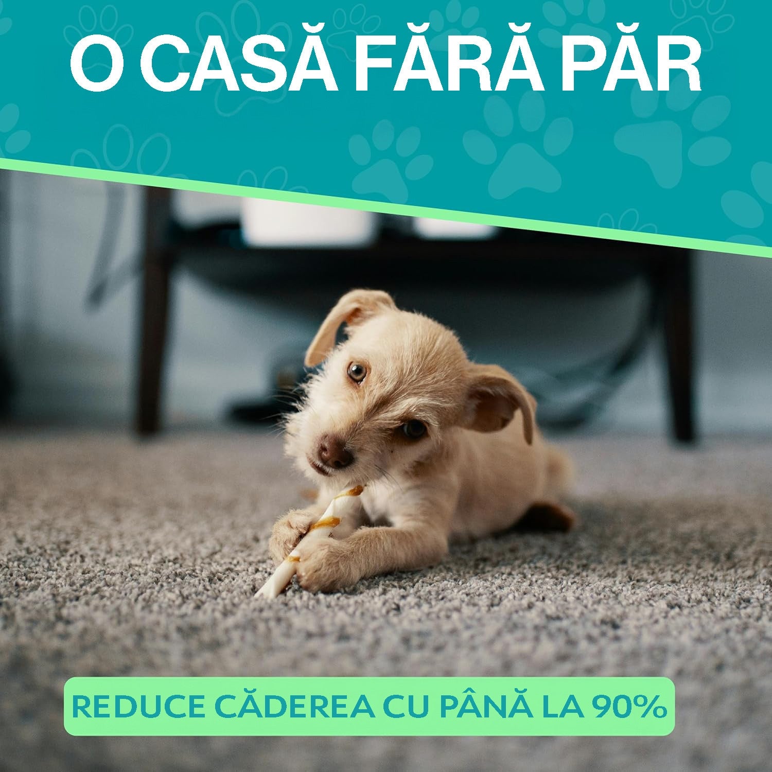 Perie profesionala NextWave® dubla pentru caini si pisici – reduce naparlirea cu pana la 95%, descurcare noduri si subtiere – imaginea 9