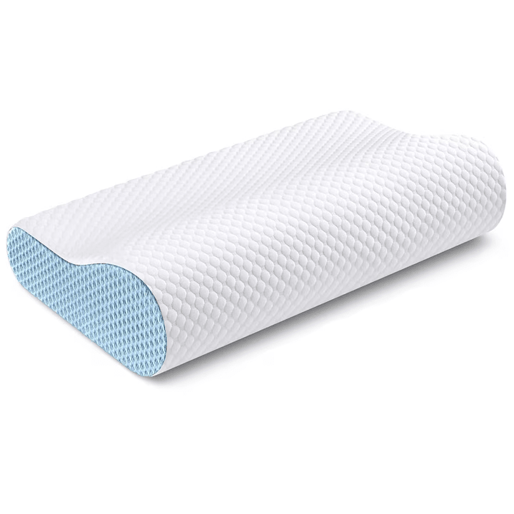 Pernă pentru dormit NextWave Spumă cu memorie ergonomică Confort echilibrat pentru somn odihnitor 60x40 cm