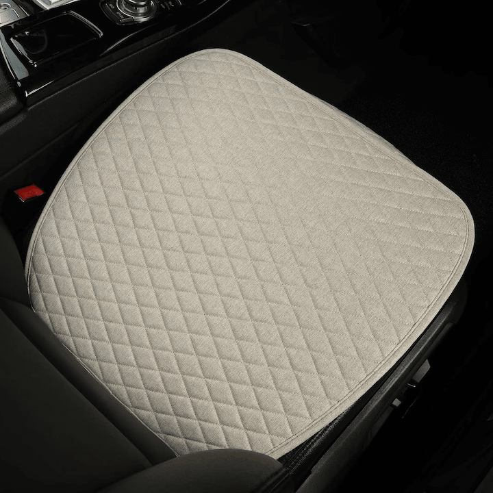 Husa scaun auto universala NextWave®️, ofera protectie pentru sezut scaun fata, design elegant cu buzunar pentru depozitare, anti-alunecare, material respirabil, pentru toate sezoanele, 50x 50 cm