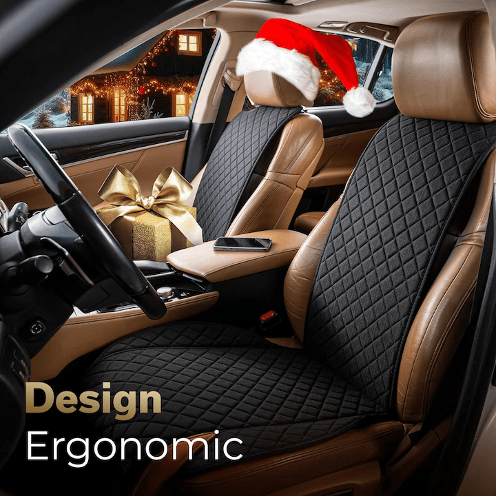 Husa scaun auto universala NextWave®️, ofera protectie scaun fata, universala, masina personala, taxi, ride sharing, antialunecare, material respirabil, pentru toate sezoanele