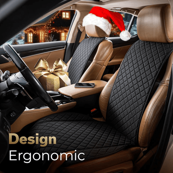 Husa scaun auto universala NextWave®️, ofera protectie scaun fata, universala, masina personala, taxi, ride sharing, antialunecare, material respirabil, pentru toate sezoanele